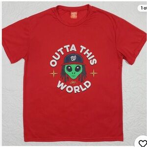 Washington Nationals Outta This World CJ Abrams Tee, Large